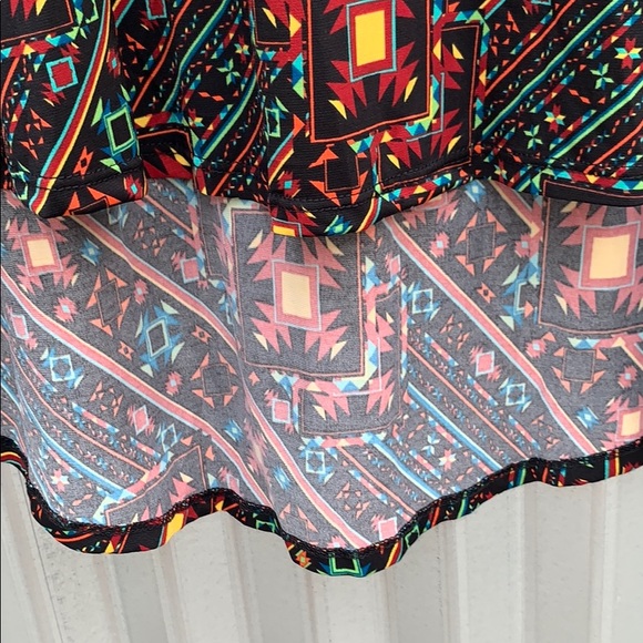 NWT Lularoe Carly Print T-Shirt XS Dress - Picture 5 of 9